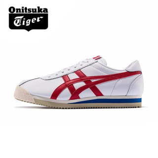 Onitsuka Tiger/鬼塚虎运动休闲鞋板鞋男女鞋CORSAIR D713L-0123 白色/正红色 43.5