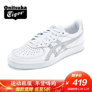 Onitsuka Tiger/鬼塚虎复古 运动休闲板鞋 女鞋GSM 1182A108-100 白色 38