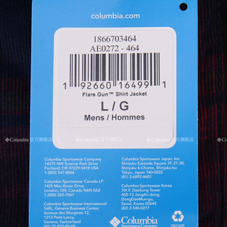 Columbia/哥伦比亚户外春夏男子城市户外长袖衬衫AE0272 464 XL(185/104A)