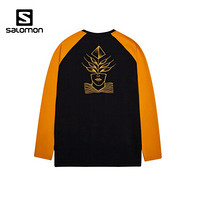 萨洛蒙（Salomon)户外休闲上衣外套GRAPHIC LS TEE M 黑色C205012 M