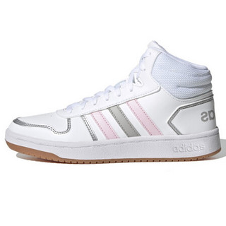 阿迪达斯 ADIDAS NEO 女子 运动休闲系列 HOOPS 2.0 MID 运动 休闲鞋 FY6020 36.5码 UK4码