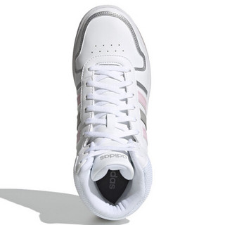 阿迪达斯 ADIDAS NEO 女子 运动休闲系列 HOOPS 2.0 MID 运动 休闲鞋 FY6020 36.5码 UK4码
