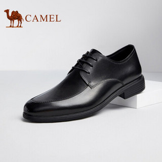 骆驼（CAMEL） 正装鞋商务休闲皮鞋软面男式皮鞋 A112015010 黑色 38