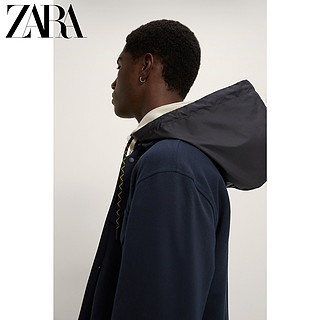 ZARA  男装 冬季连帽工装款衬衫式夹克外套 04087425400