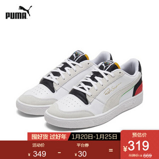 PUMA彪马官方 新款男女同款情侣休闲鞋 RALPH SAMPSON 374749 白-黑色-鲜红色-01 35.5