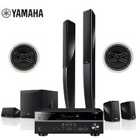 雅马哈（Yamaha）NS-PA41 音响 音箱 5.1.2杜比全景声家庭影院 4K直通及升频 DTS:X蓝牙WIFI RX-V585功放