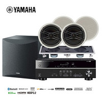 雅马哈（YAMAHA）RX-V383/NS-IC360C/NS-IW760/NS-SW050 音响音箱 5.1声道入墙式家庭影院背景音乐音响套装