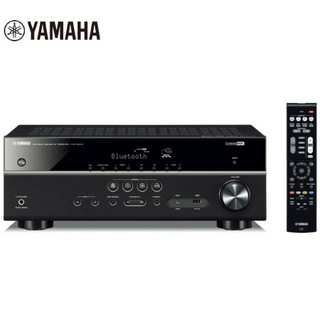 雅马哈（Yamaha）HTR-3072+NS-AW592 音响 音箱 壁挂式音响 会议户外全天候蓝牙音响 USB音响（3件套）白色