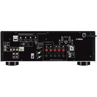 雅马哈（Yamaha）HTR-3072+NS-AW294 音响 音箱 壁挂式音响 会议户外全天候蓝牙音响 USB音响（5件套）黑色
