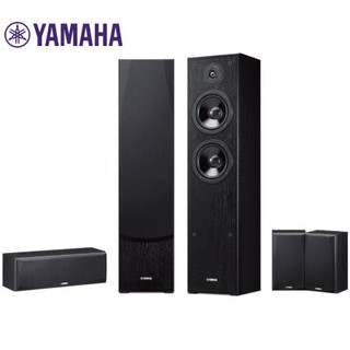雅马哈（Yamaha）NS-F51系列 5.1家庭影院 电视音响 落地客厅影院音响套装 无线低音炮 RX-V4A功放 黑色