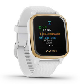 GARMIN 佳明 Venu Sq 运动手表 010-02427-61 象牙白 40.6mm 非音乐版