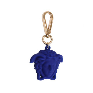 VERSACE 范思哲 奢侈品 男女同款宝蓝色硅胶3D美杜莎头像钥匙扣 YP000001 YB00291 YY12Z