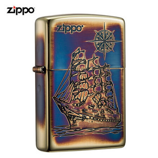 ZIPPO 之宝 打火机 一帆风顺 LCO-0359 煤油防风火机