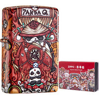 ZIPPO 之宝 打火机 东来也ZIPPO联名火机 Q之火神胖达 打火机