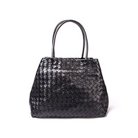 BOTTEGA VENETA 葆蝶家 女士编织手提包 600888VCPP18803 黑色