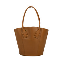 BOTTEGA VENETA 葆蝶家 女士牛皮手提包 576836VMAU22650 木色 中号