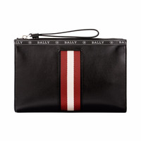 巴利 BALLY 男士黑色牛皮手拿包 HAIG 10 6235420