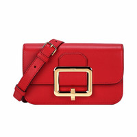 BALLY 巴利 女士红色皮革迷你单肩斜跨包 JANELLE S 76 6232461