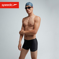 Speedo/速比涛 男士泳衣 Tokyo Tech系列 抗氯防晒 修身贴合 男子平角泳裤 黑色/灰色 34 8124249023