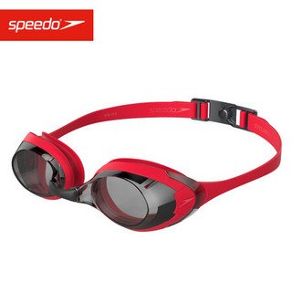 Speedo/速比涛 Speedo Cyclone 3 日本进口精工高清泳镜 812272D666 红色/黑色