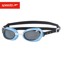 Speedo/速比涛 AQUAPURE近视泳镜 专业训练 柔软贴合 大框泳镜 黑色/烟色 8.0 8117747988
