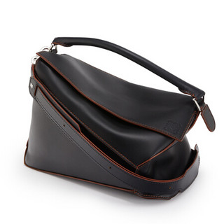 LOEWE 罗意威 20春夏 Puzzle系列 经典几何包手提肩背包 31756AB74 BLACK