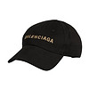 巴黎世家 BALENCIAGA 女士 BALENCIAGA 徽标棒球帽遮阳帽   590758 310B2 1079 黑色