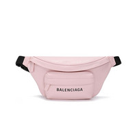 巴黎世家 BALENCIAGA 女士Everyday系列浅粉色天然粒面小牛皮超小号腰包 579617 DLQQN 5960