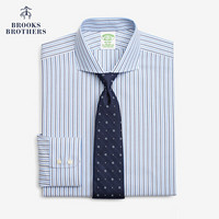 Brooks Brothers/布克兄弟男士修身Supima棉免烫衬衫1000061987 B115-蓝色 1533