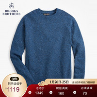 Brooks Brothers/布克兄弟男士绵羊毛圆领毛衣毛衫 4003-蓝色 XL