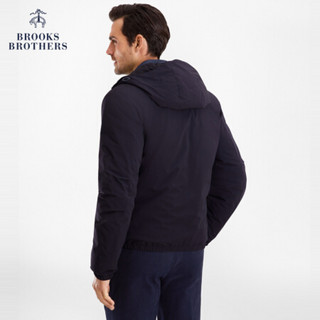 Brooks Brothers/布克兄弟男士保暖灰鸭绒填充羽绒服外套夹克 4002-藏青色 L