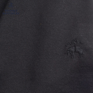 Brooks Brothers/布克兄弟男士Supima棉经典款短袖T恤休闲商务 0004-黑色 XL