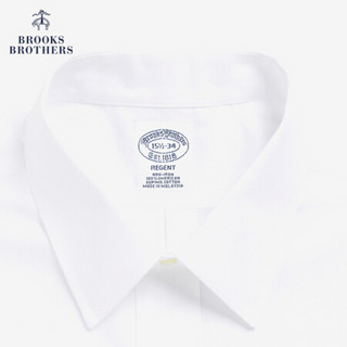 Brooks Brothers/布克兄弟男士Supima棉免烫正装衬衫1000005636 1001-白色 17/33