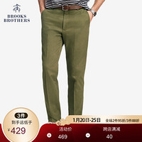 Brooks Brothers/布克兄弟男士裤子休闲裤1000040625 3002-墨绿色 3434