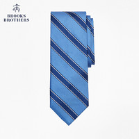 Brooks Brothers/布克兄弟男士桑蚕丝面料斜条纹设计领带 4003-蓝色 均码