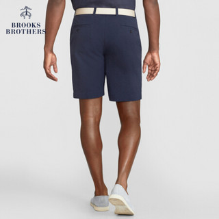 Brooks Brothers/布克兄弟男士20夏新棉质泡泡纱面料休闲短裤 4004-藏青色 40