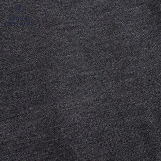 Brooks Brothers/布克兄弟男士美利奴羊毛半高领拉链设计针织毛衣 0006-碳色 S