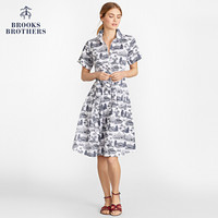 Brooks Brothers/布克兄弟女士20秋新复古连衣裙 B465-白色 0