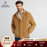 Brooks Brothers/布克兄弟男士秋冬新品功能性外套夹克休闲 2001-棕色 XL