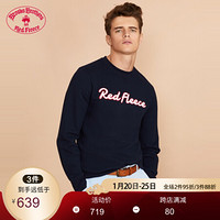 Brooks Brothers/布克兄弟男士20春新Red Fleece系列大字母卫衣 4004-藏青色 M