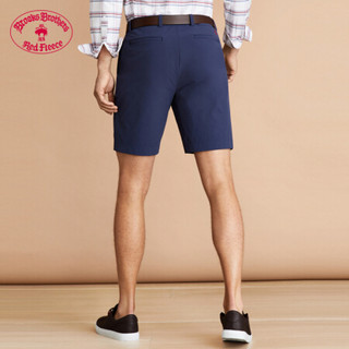 Brooks Brothers/布克兄弟男士20夏新锦纶混纺斜纹编织短裤休闲裤 4004-藏青色 32