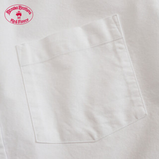 Brooks Brothers/布克兄弟男士牛津纺修身长袖休闲衬衫 1001-白色 L