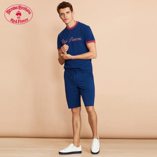 Brooks Brothers/布克兄弟男士20夏新毛巾布面料拉绳腰带运动短裤 4004-藏青色 XS