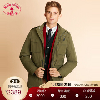 Brooks Brothers/布克兄弟男士可拆卸内里夹克外套大衣 3002-军绿色 S