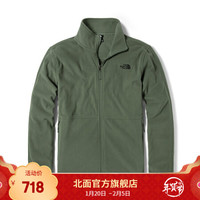 TheNorthFace北面抓绒外套男户外轻便保暖上新|5B44 V38/绿色 S