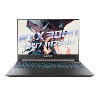 HASEE 神舟 战神 Z8-CA7NP 15.6英寸笔记本电脑（i7-10870H、16GB、512GB、RTX 3060、144Hz）