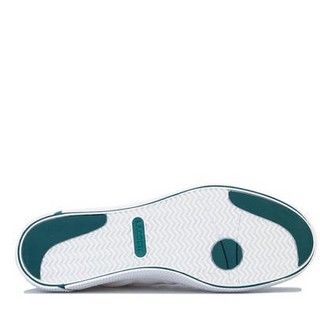 LACOSTE 拉科斯特 GRIPSHOT系列 男士低帮帆布鞋 739CMA00082 White Green UK11