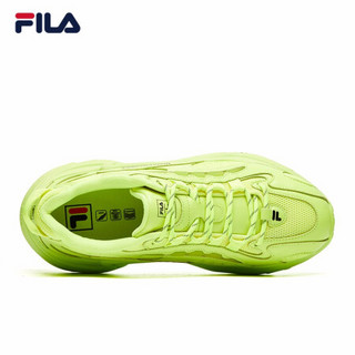 FILA x MIHARA斐乐小豹鞋老爹鞋男2021春新款运动鞋联名荧光 醒目黄-SY 40