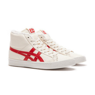 Onitsuka Tiger鬼塚虎加绒保暖男女休闲鞋FABRE RB 1183B512 100-米白色 39.5