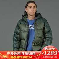 marmot/土拨鼠秋冬运动保暖时尚鹅绒700蓬带帽面包羽绒服男户外 深杉绿|草绿色4744(73067) XL（欧码偏大）